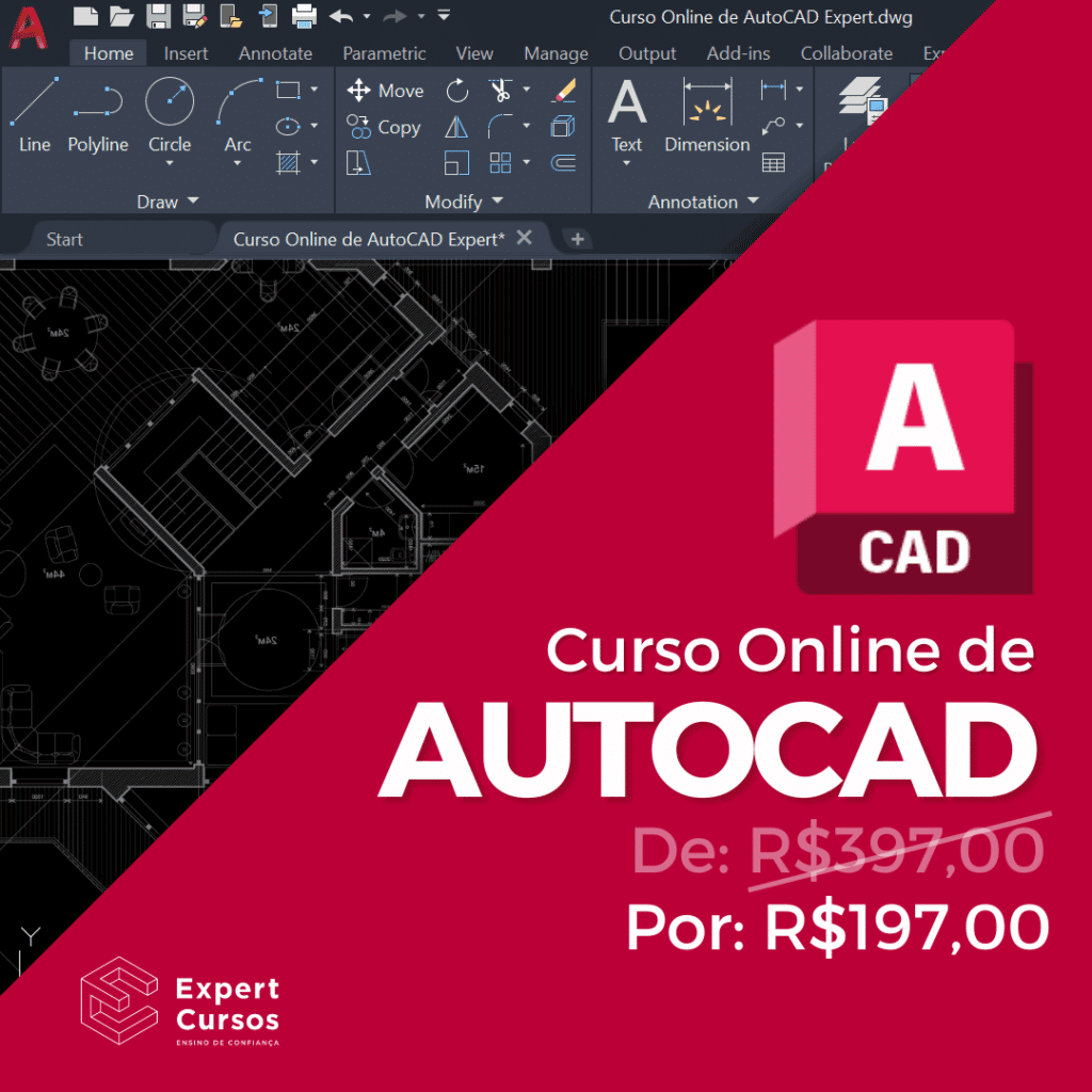 Capa Curso AutoCAD Completo - Básico ao Avançado-197 reais