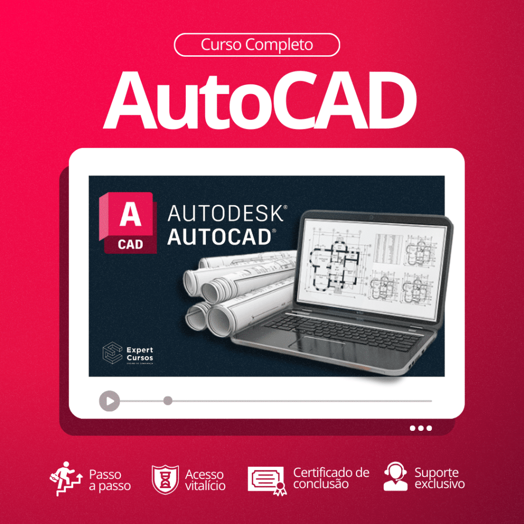 Capa Curso AutoCAD Completo - Básico ao Avançado